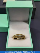 Ring - Wedding Band - Yellow Gold 14k (.585) 5.8 grams Size 9.5
