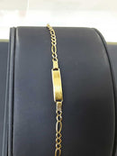 ID Bracelet - Yellow Gold 14k (.585) 3.8 grams 8 inch