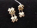 Filigree Earrings - Yellow Gold 10k (.417) 5.4 grams