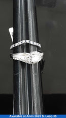 Ring - Engagement Set - White Gold 14k (.585) 6.9 grams Size 7