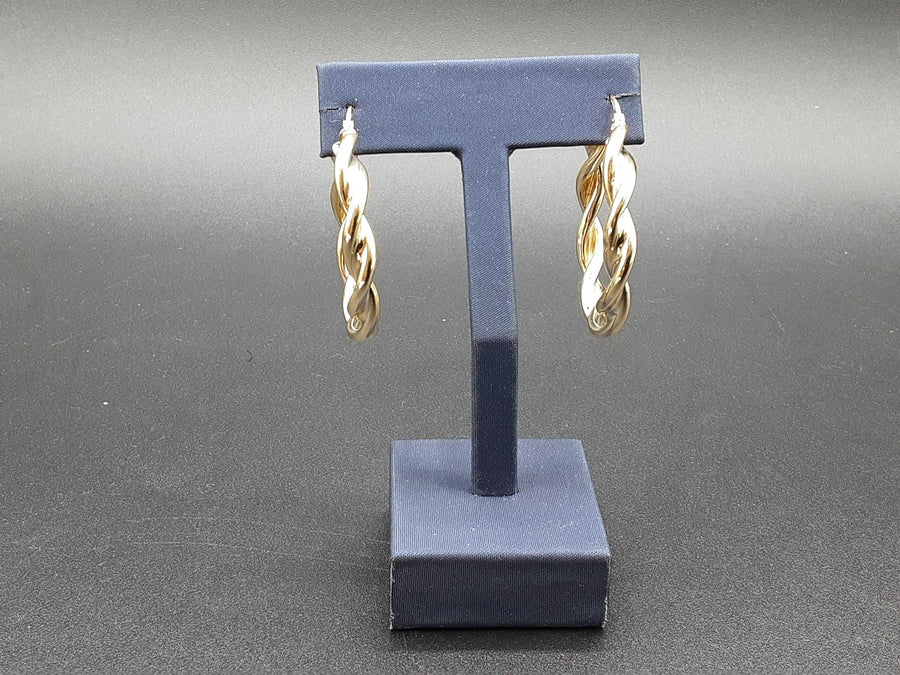 Hoop Earrings - Yellow Gold 14k (.585) 6.5 grams