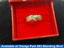 Ring - Wedding Band - Yellow Gold 14k (.585) 8.4 grams Size 10