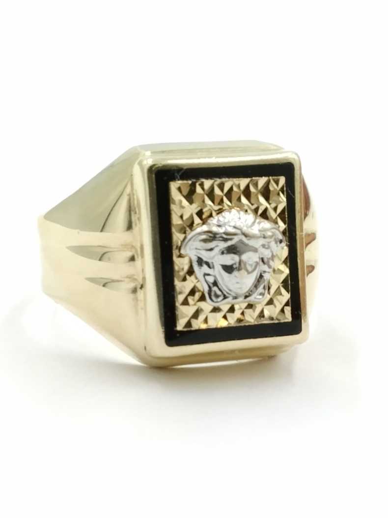 Men's Ring - Yellow Gold 14k (.585) 5.1 grams Size 10