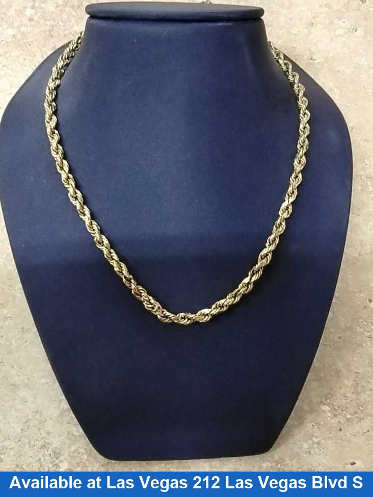 Rope Chain - Yellow Gold 10k (.417) 8.3 grams 10 inch