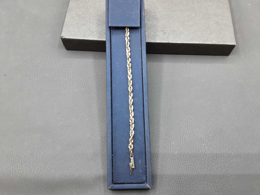 Rope Bracelet - Yellow Gold 14k (.585) 9.2 grams 9 inch