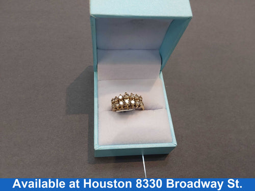 Women's Ring - Yellow Gold 14k (.585) 4.1 grams Size 7