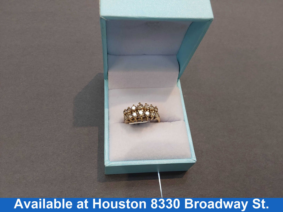 Women's Ring - Yellow Gold 14k (.585) 4.1 grams Size 7