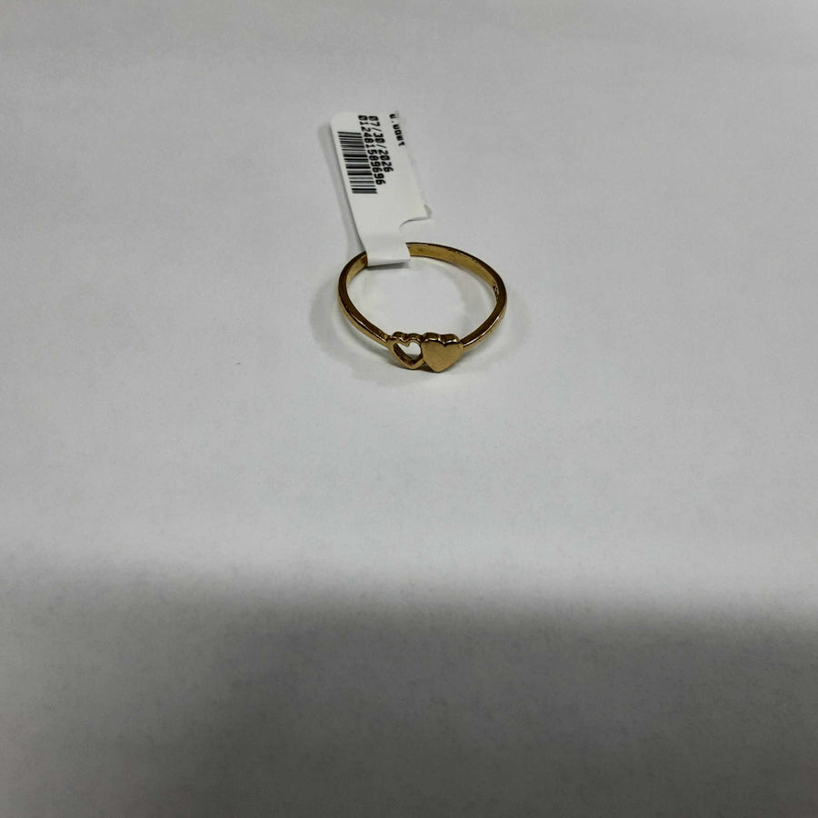 Women's Ring - Yellow Gold 18k (.750) 1.8 grams Size 5