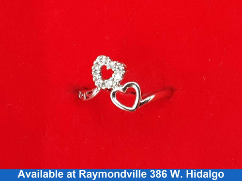 Women's Ring - White Gold 10k (.417) 1.8 grams Size 7.5