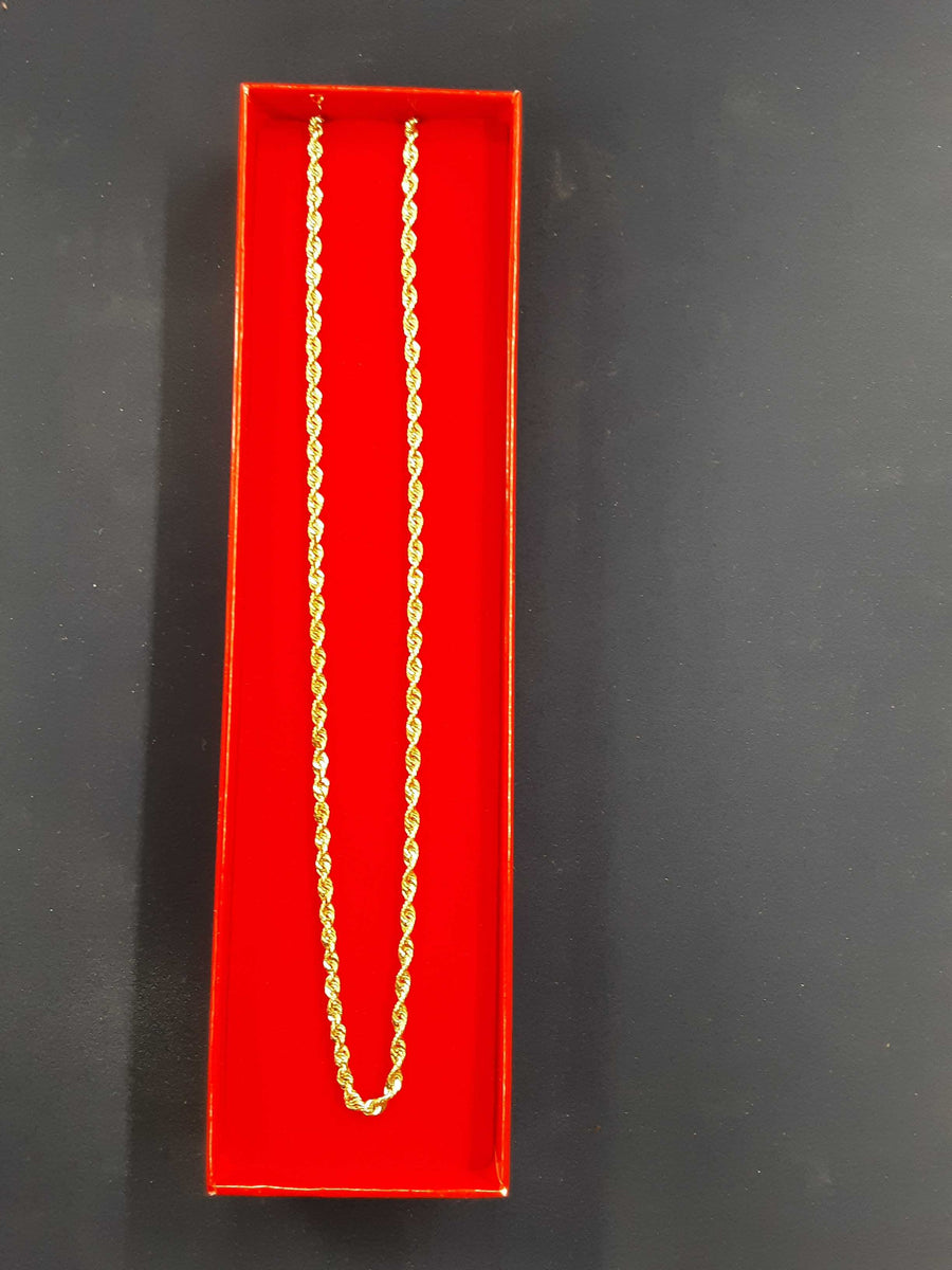 Rope Chain - Yellow Gold 10k (.417) 10.1 grams 22 inch