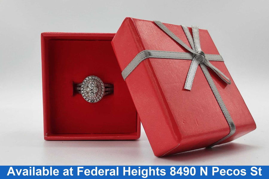 Women's Ring - White Gold 14k (.585) 5.92 grams Size 7