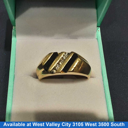Men's Ring - Yellow Gold 14k (.585) 5.4 grams Size 10