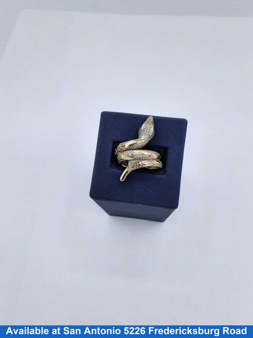 Women's Ring - Yellow Gold 10k (.417) 6.3 grams Size 6.5