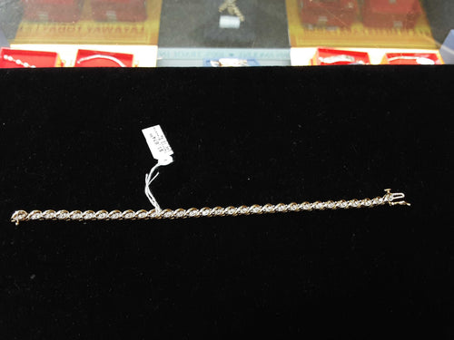 Tennis Bracelet - Yellow Gold 14k (.585) 10.9 grams 7 inch