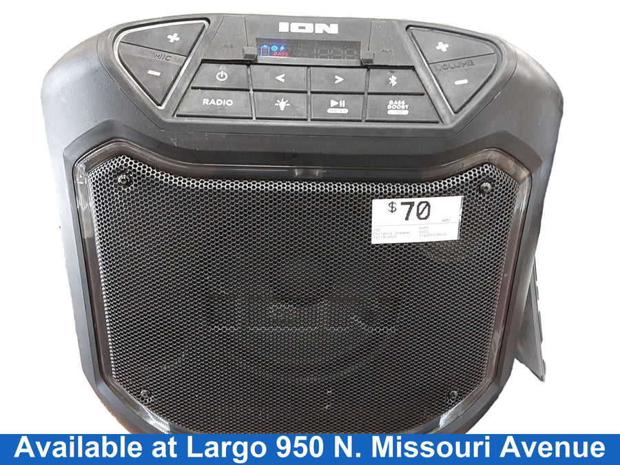 Ion Black Portable Speaker