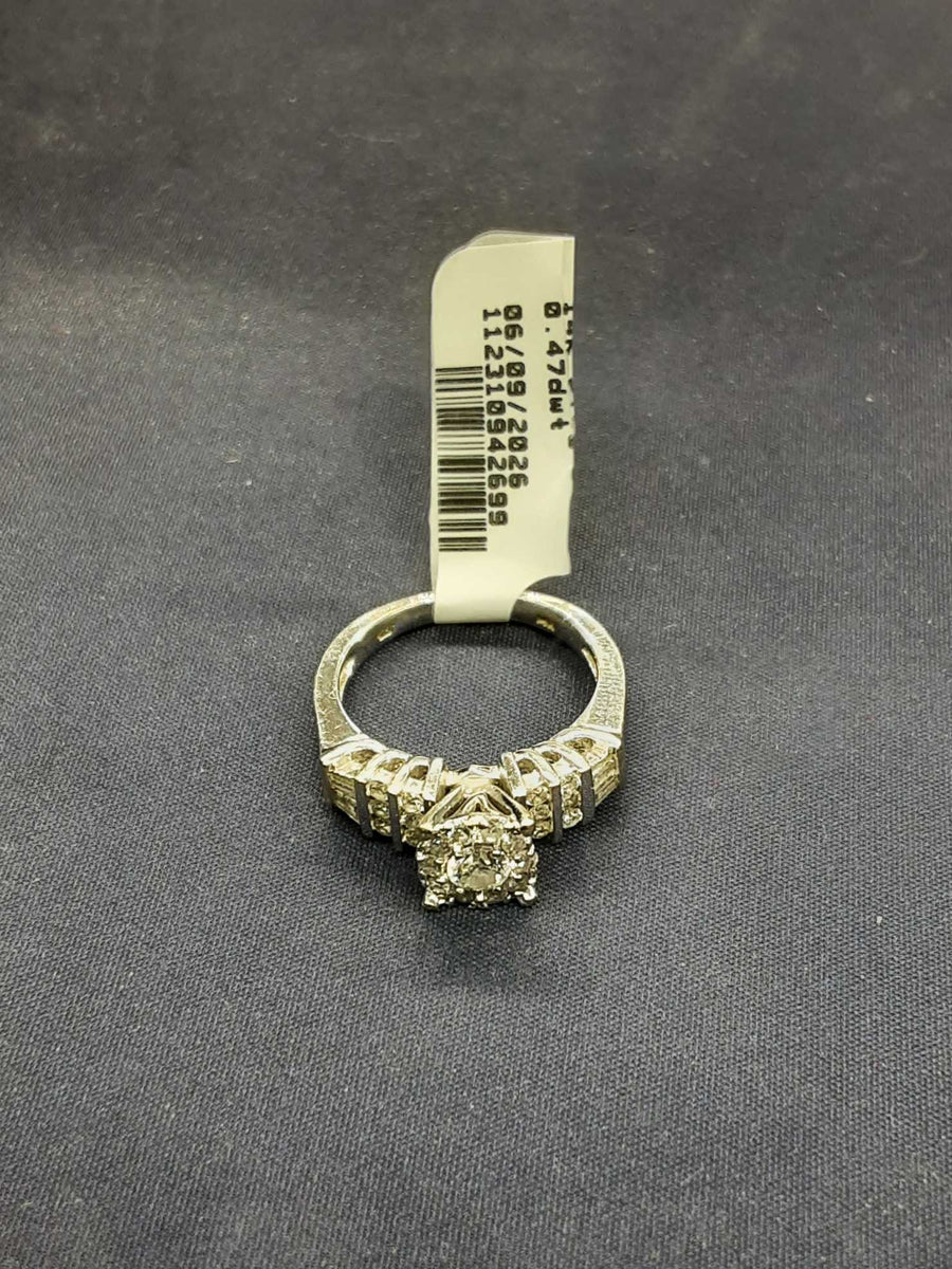 Women's Ring - White Gold 14k (.585) 5 grams Size 6