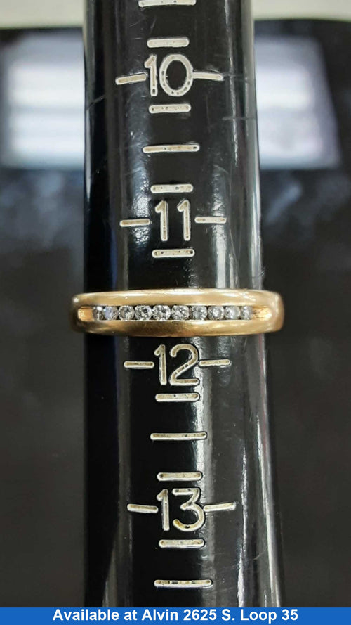 Ring - Wedding Band - Yellow Gold 14k (.585) 4.6 grams Size 8