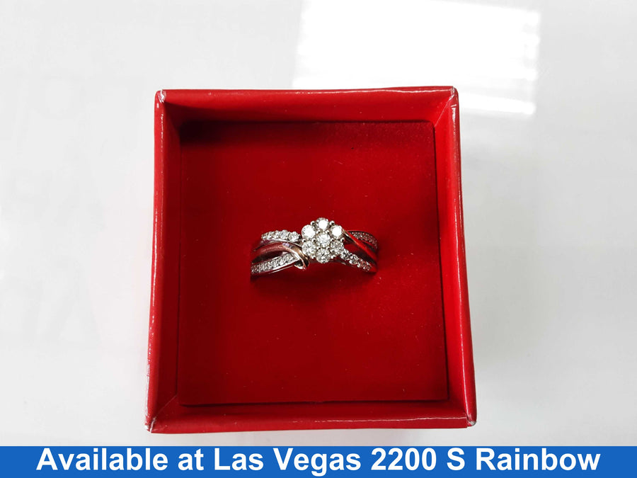 Ring - Wedding Set - Yellow Gold 10k (.417) 3.2 grams Size 8