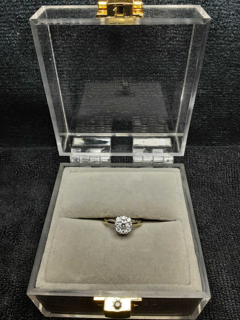 14k White Gold Diamond Ring