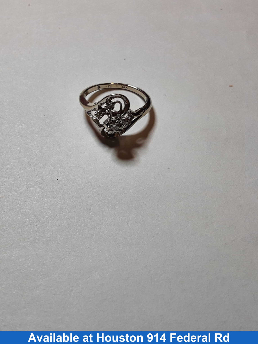 Women's Ring - White Gold 14k (.585) 2.6 grams Size 5