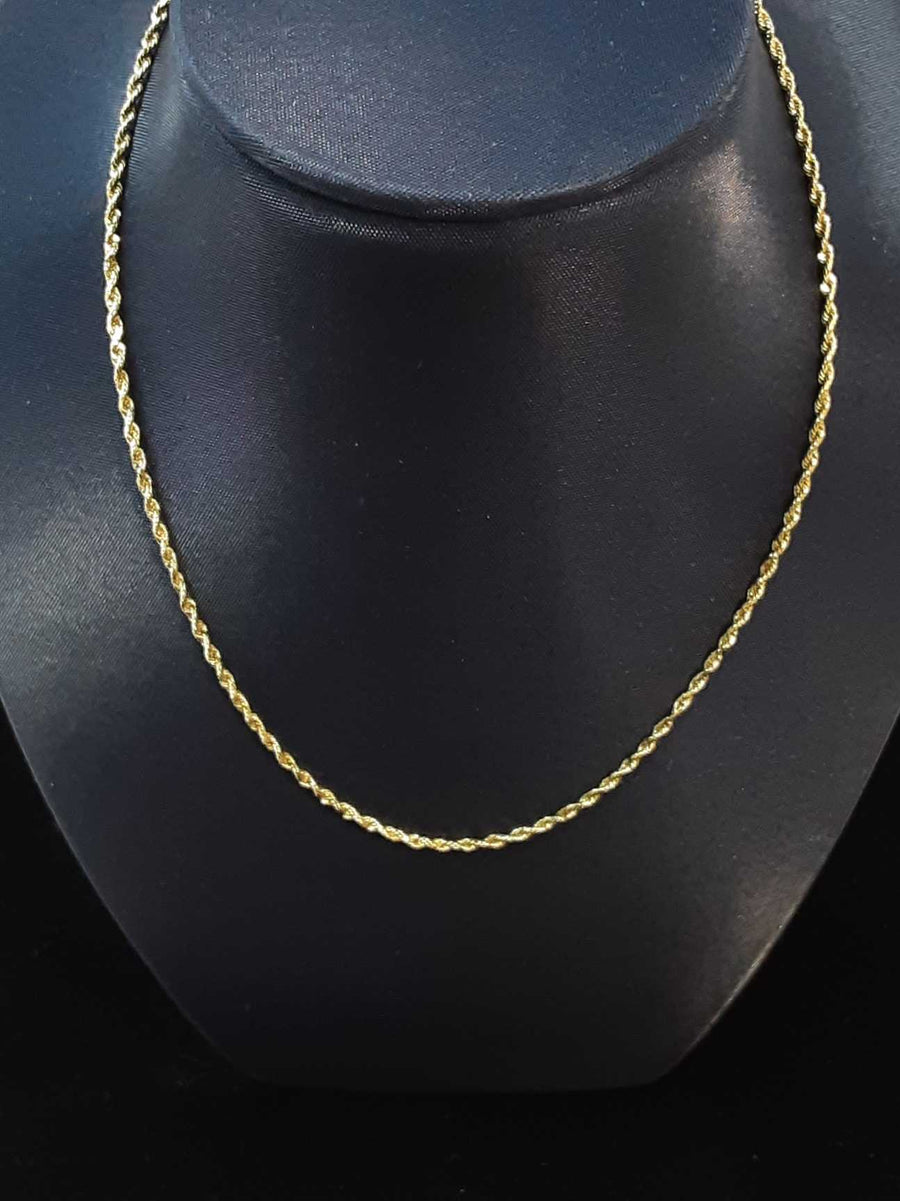 Rope Chain - Yellow Gold 14k (.585) 4 grams 18 inch