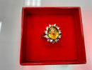 Women's Ring - Yellow Gold 14k (.585) 5.4 grams Size 6.5