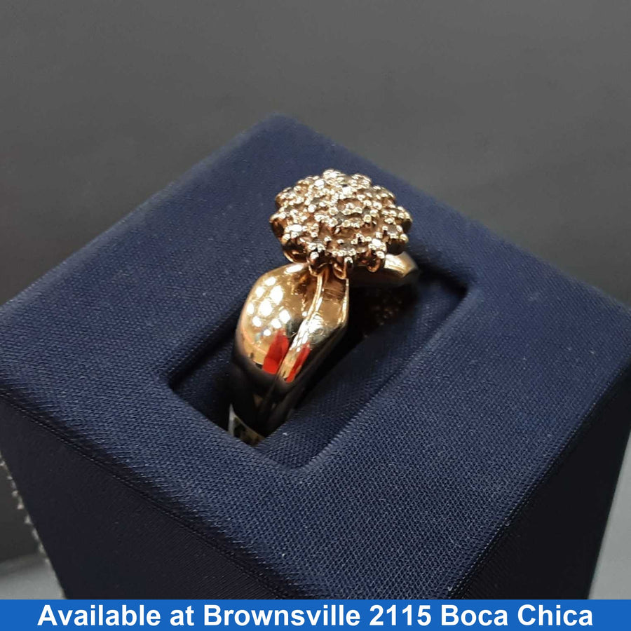 Women's Ring - Yellow Gold 10k (.417) 4 grams Size 8