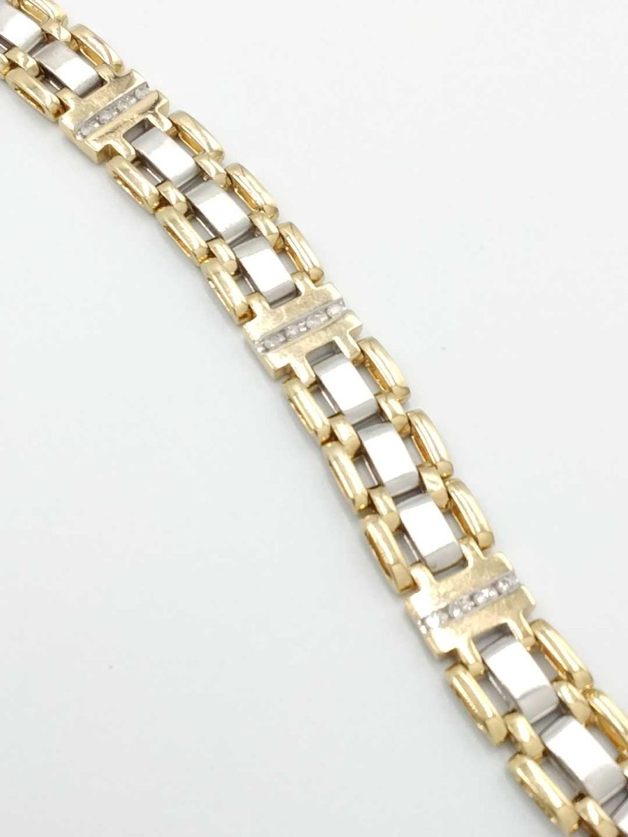 Bracelet - Yellow Gold 10k (.417) 26.3 grams 18 inch