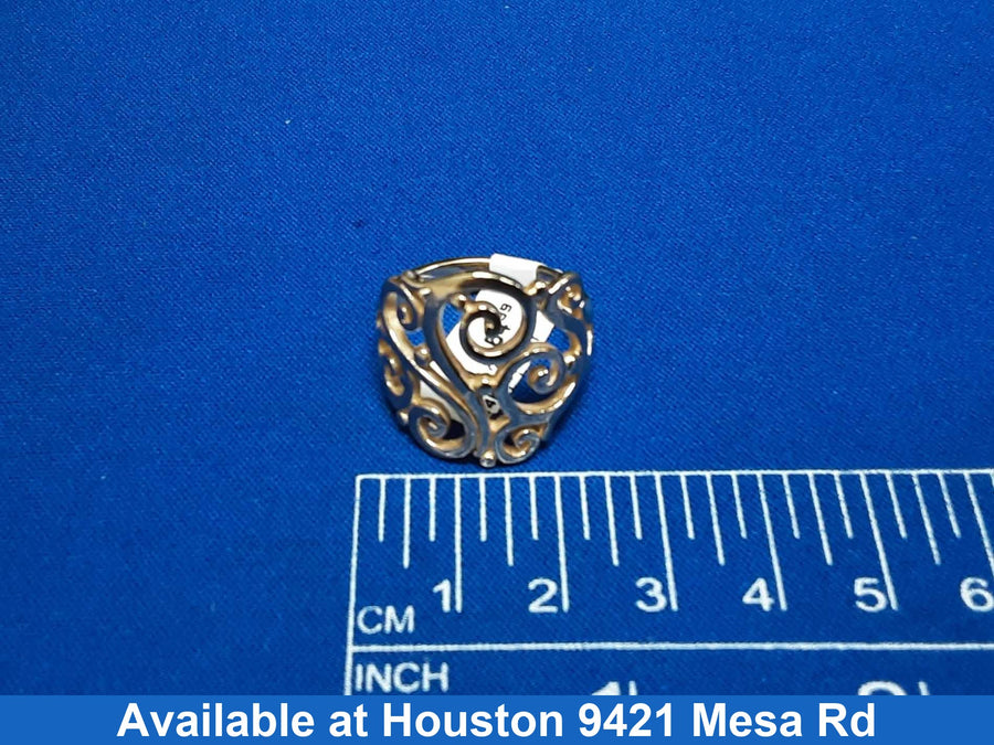Women's Ring - Yellow Gold 14k (.585) 8.2 grams Size 10