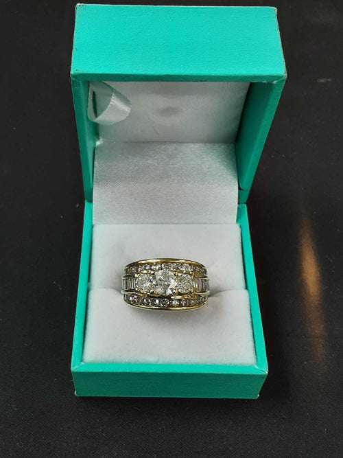 Women's Ring - Solitaire - Yellow Gold 14k (.585) 8.5 grams Size 6
