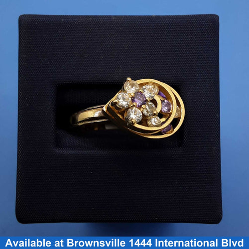 Women's Ring - Yellow Gold 10k (.417) 4.7 grams Size 8
