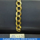 Cuban Link Bracelet - Yellow Gold 14k (.585) 23.2 grams 9 inch