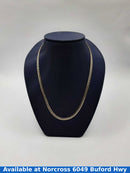 14k Concave Curb Chain