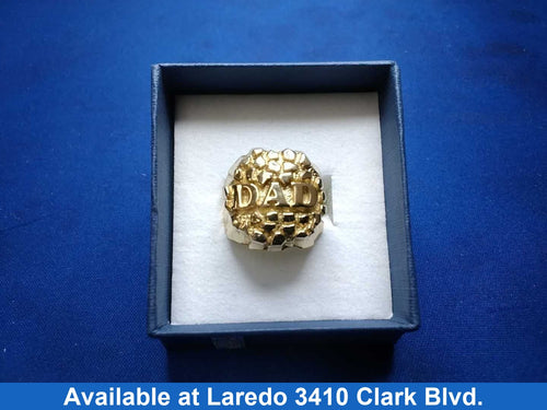 Men's Ring - Yellow Gold 10k (.417) 4.2 grams Size 9