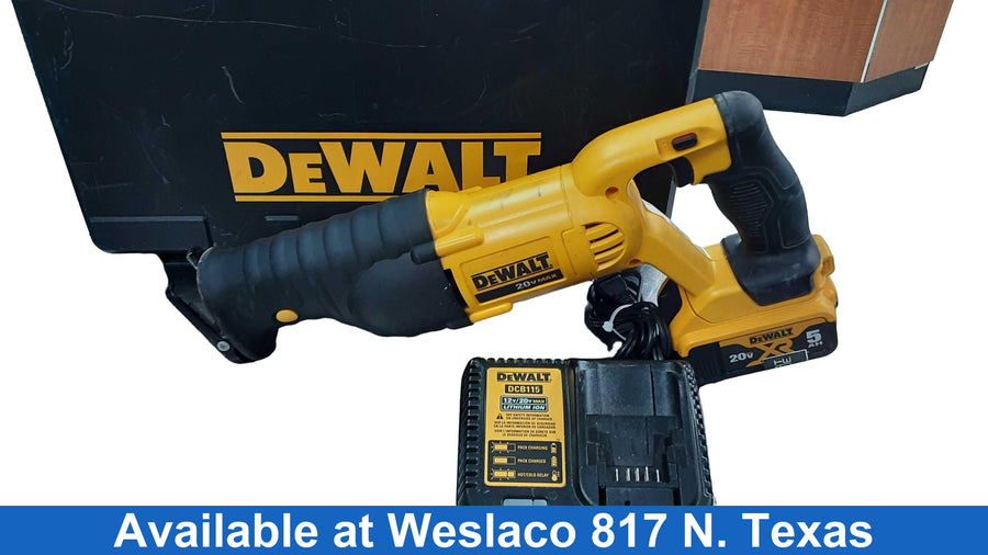 Dewalt Dcs380 Yellow Corded Reciprocating Saw