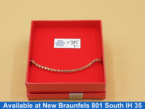 Bracelet - Yellow Gold 14k (.585) 5.5 grams 8 inch