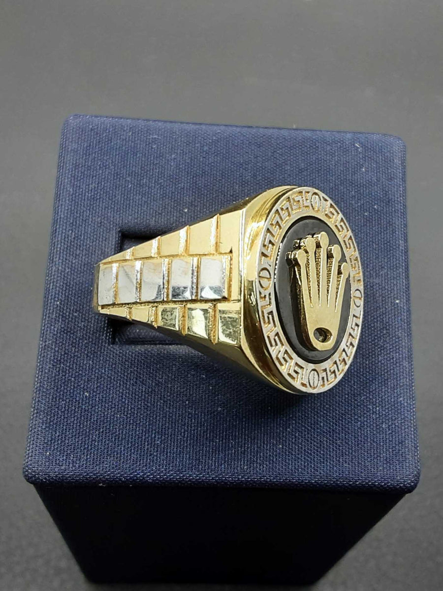 Men's Ring - Yellow Gold 10k (.417) 9.1 grams Size 10.5