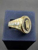 Men's Ring - Yellow Gold 10k (.417) 9.1 grams Size 10.5