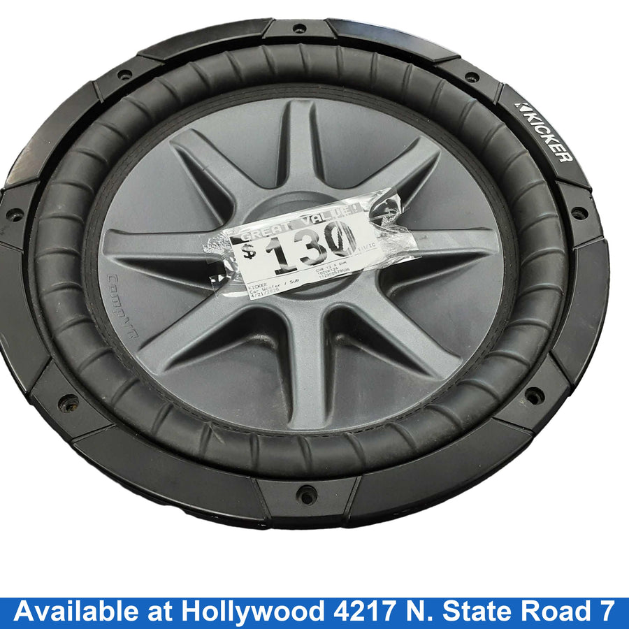 Kicker Cvr 12 4 Ohm Black Car Sub-Woofer