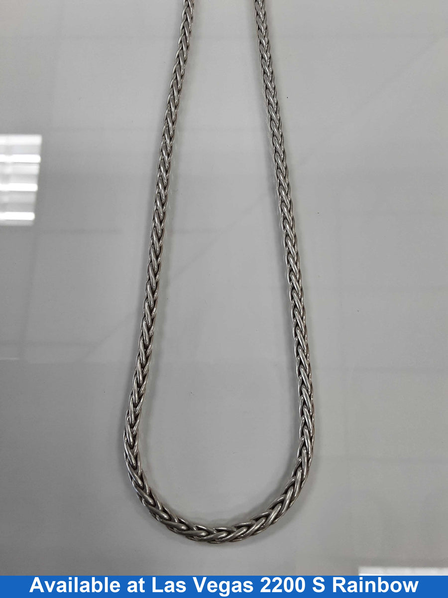 Fox Tail Chain - Silver 31.3 grams 18 inch