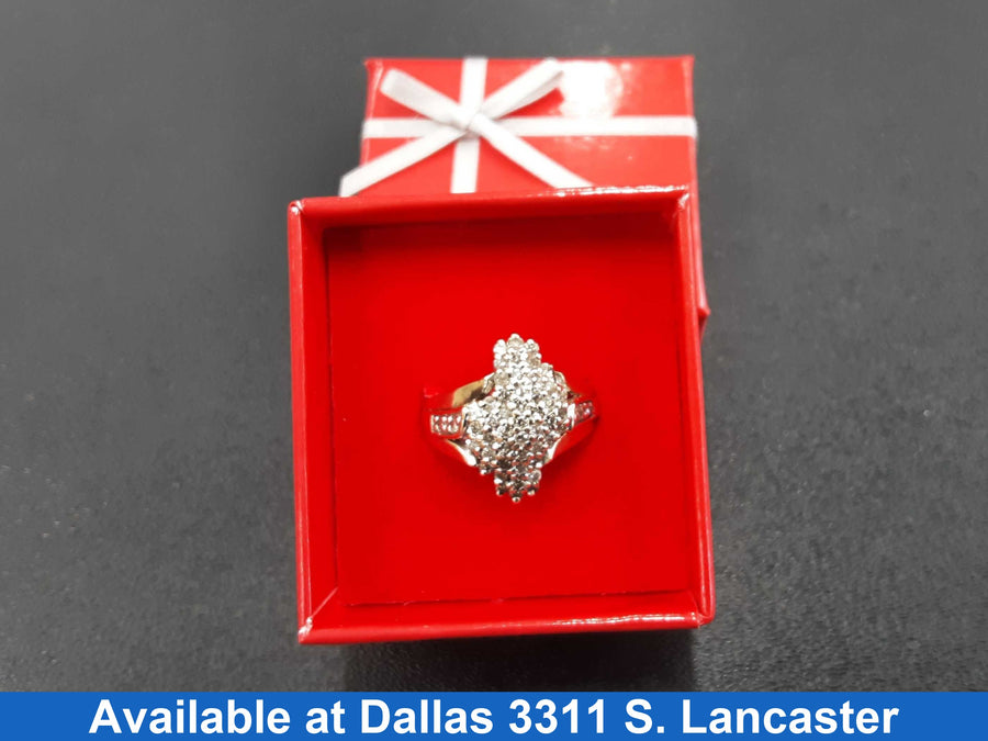 Women's Ring - Yellow Gold 14k (.585) 7.4 grams Size 20