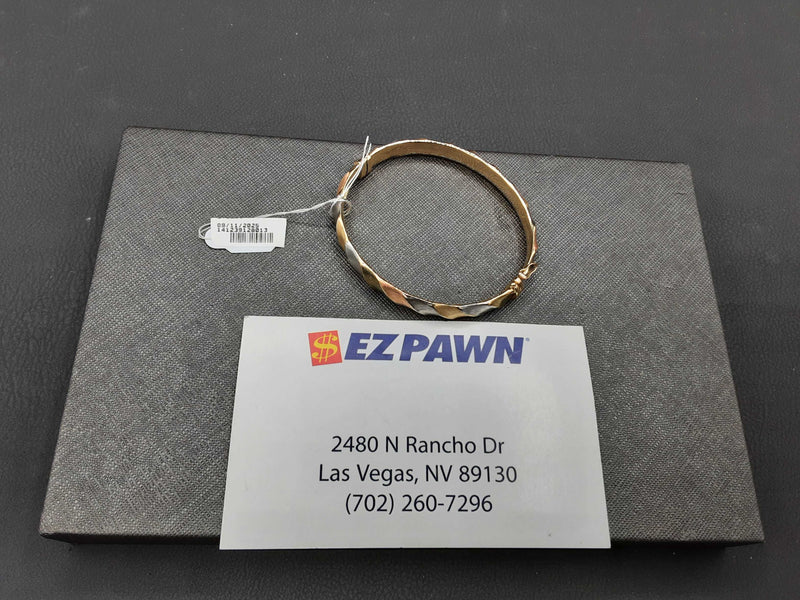 Tricolor Gold 14k (.585) 6.7 grams 8 inch