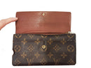 Louie Vuitton Monogram Porte Monnaie Brown Wallet