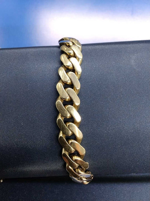 Cuban Link Bracelet - Yellow Gold 14k (.585) 11.2 grams 10 inch
