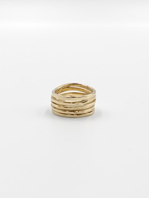 Women's Ring - Yellow Gold 14k (.585) 10.4 grams Size 9