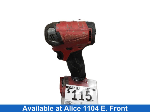 Milwaukee Red Cordless Impact Drill