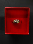 Ring - Wedding Set - Yellow Gold 10k (.417) 1.7 grams Size 7.5