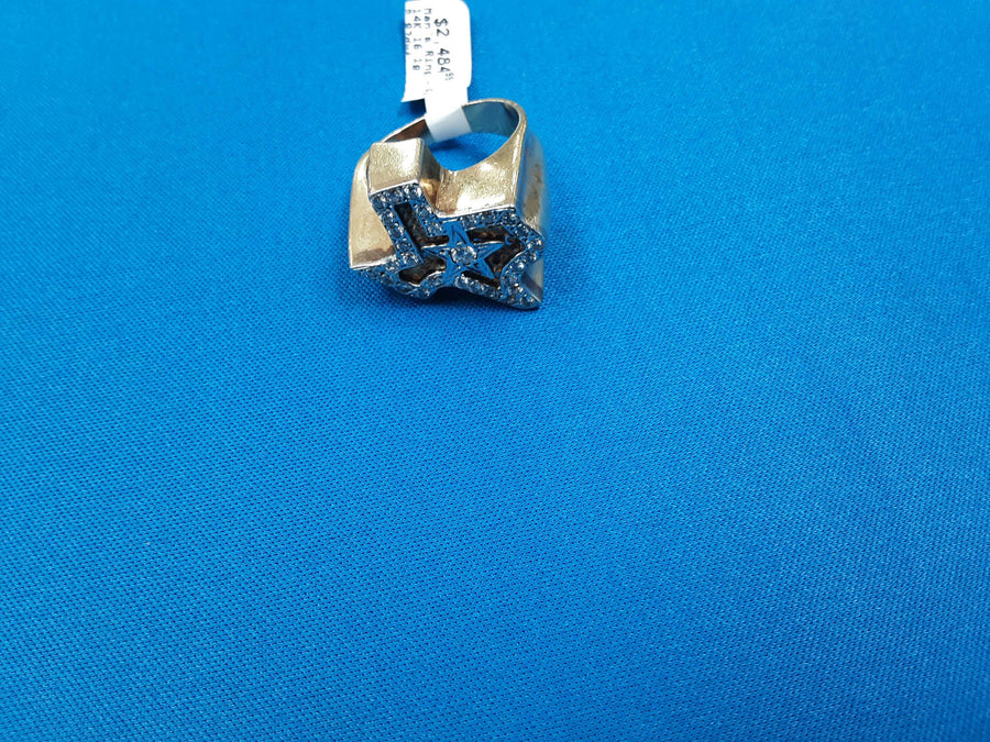 Men's Ring - Yellow Gold 14k (.585) 16.1 grams Size 10