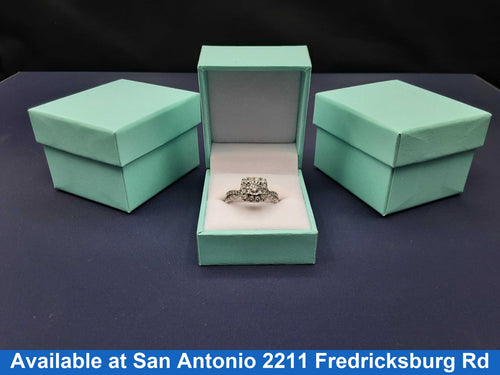 Women's Ring - White Gold 14k (.585) 6 grams Size 9