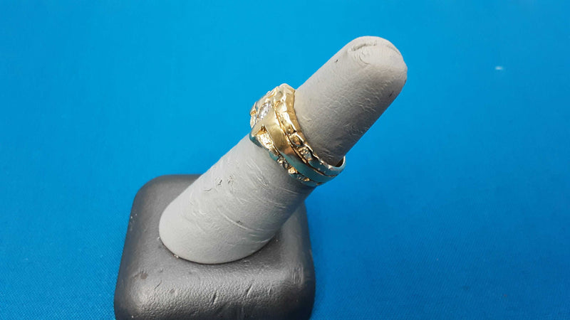 Man's Ring - Fancy 14k Yellow Gold